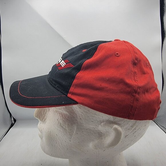 Dodge Motorsports Adults Black Red Baseball Cap Adjustable Snapback Hat - Picture 2 of 10
